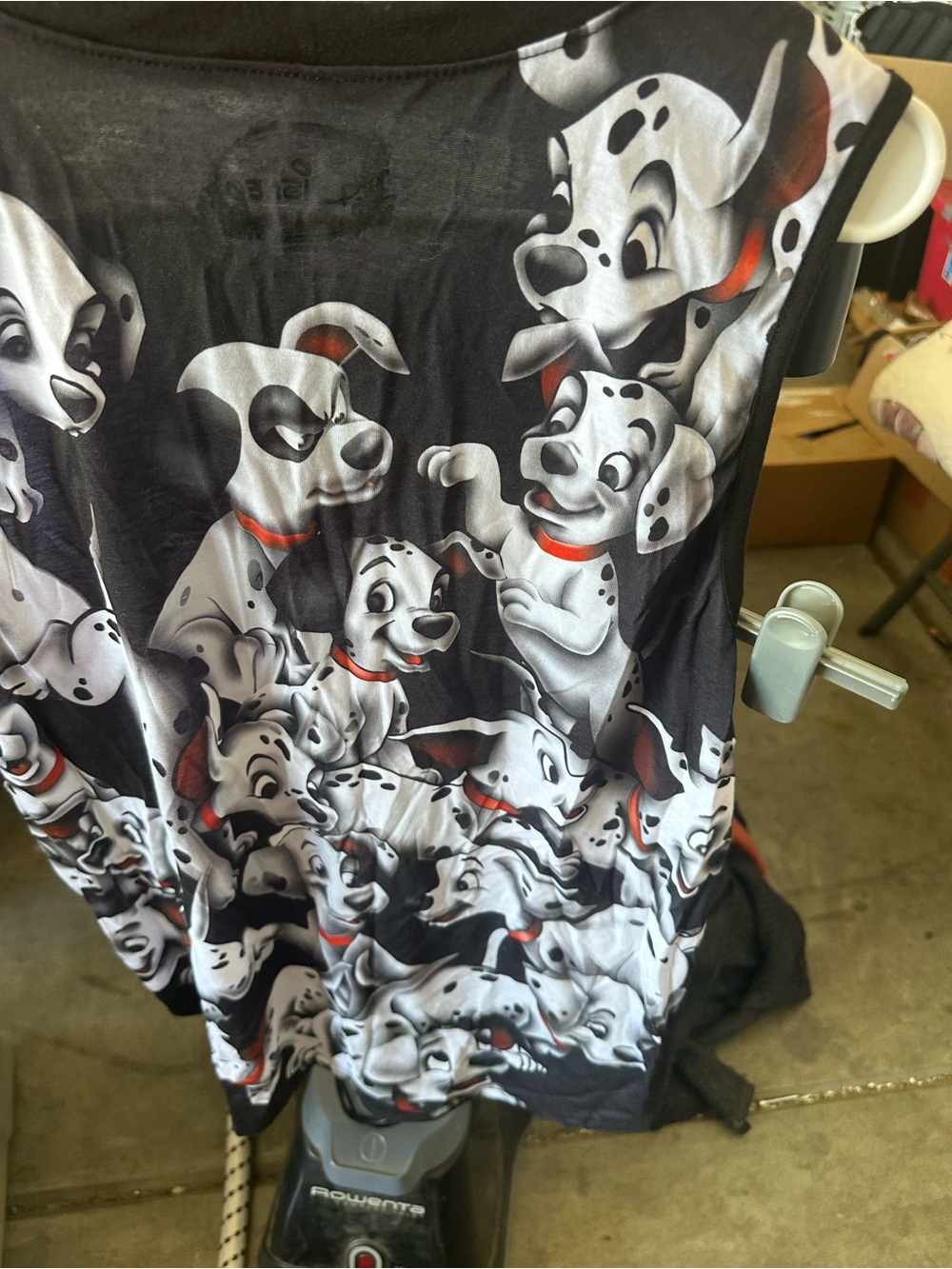 Women’s 101 Dalmatians Black Graphic Tank Top